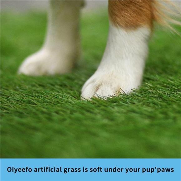 Dog Grass pad with Tray,45”x 29” Indoor Dog Potty for Puppy (Extra Large) - Picture 3 of 6